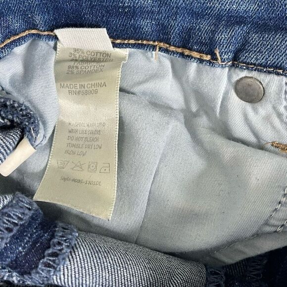 Chelsea and Violet color block raw edge skinny jeans - Women’s 28 - Picture 6 of 7